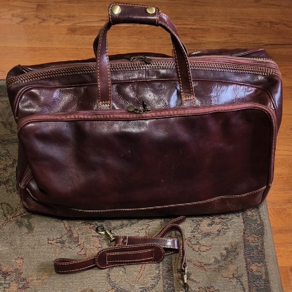 Brown Leather Men's Bag